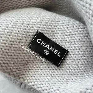 CHANEL | Accessories | Auth Bn Chanel Light Gray White Cc  display picture 2